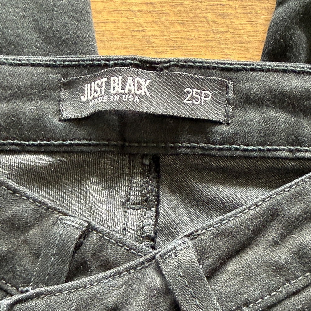 Just Black Women's Jet Black Skinny Jeans - Picture 2 of 2